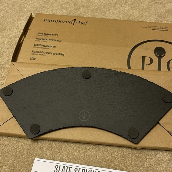 Pampered Chef Slate Serving Board - Picture 3 of 5